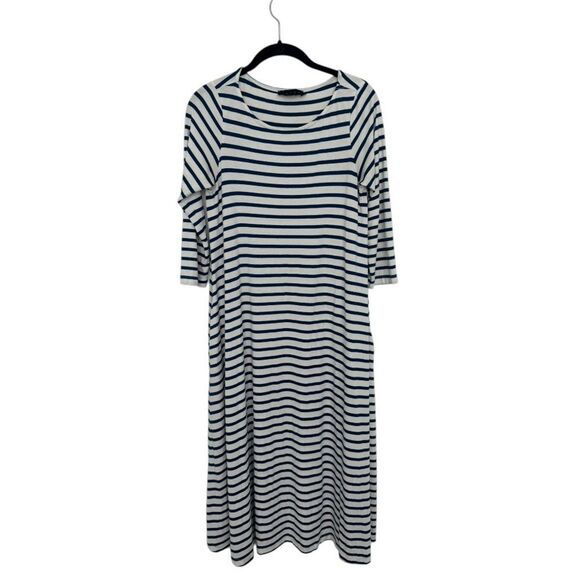 Hatch SZ 0 blue and white striped dress - Picture 1 of 6
